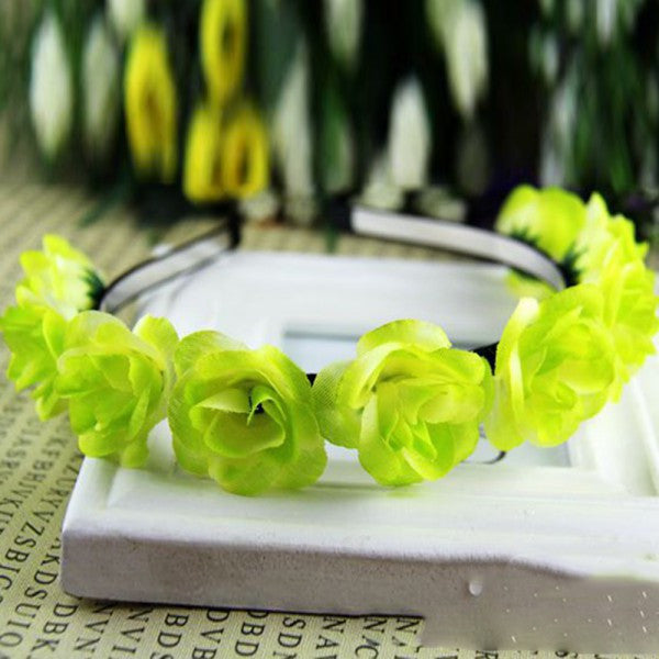 Kids Baby Girls Floral Flower Headwear Headbands Crown Wreath Hair Decor Hairbands PY ILML