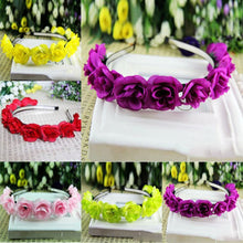 Kids Baby Girls Floral Flower Headwear Headbands Crown Wreath Hair Decor Hairbands PY ILML