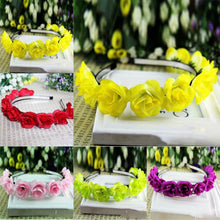Kids Baby Girls Floral Flower Headwear Headbands Crown Wreath Hair Decor Hairbands PY ILML