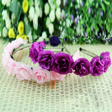 Kids Baby Girls Floral Flower Headwear Headbands Crown Wreath Hair Decor Hairbands PY ILML