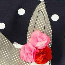 Kids Baby Girls Long Sleeve Lace Dress One-piece Dots Deer Cotton Dresses Toddlers Clothes ILML