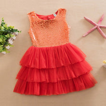 Kids Girls Clothes Baby Dresses Princess Sequined Bow Party Pageant Wedding Tulle Tutu Cake Evening Dress For Girl 1-6Years ILML