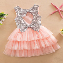 Kids Girls Clothes Baby Dresses Princess Sequined Bow Party Pageant Wedding Tulle Tutu Cake Evening Dress For Girl 1-6Years ILML