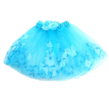 Kids Girls Flower Tulle Tutu Skirt Party Ballet Dancewear Skirts Pettiskirt Costume PY  ILML