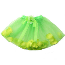 Kids Girls Flower Tulle Tutu Skirt Party Ballet Dancewear Skirts Pettiskirt Costume PY  ILML