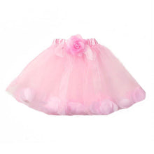 Kids Girls Flower Tulle Tutu Skirt Party Ballet Dancewear Skirts Pettiskirt Costume PY  ILML