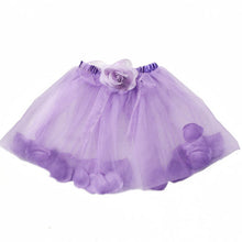 Kids Girls Flower Tulle Tutu Skirt Party Ballet Dancewear Skirts Pettiskirt Costume PY  ILML