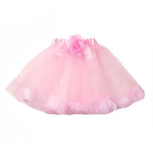Kids Girls Flower Tulle Tutu Skirt Party Ballet Dancewear Skirts Pettiskirt Costume PY  ILML