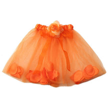 Kids Girls Flower Tulle Tutu Skirt Party Ballet Dancewear Skirts Pettiskirt Costume PY  ILML