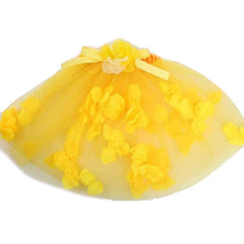 Kids Girls Flower Tulle Tutu Skirt Party Ballet Dancewear Skirts Pettiskirt Costume PY  ILML
