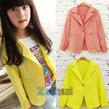 Kids Girls Lace Blazers Jackets Coats Clothing Solid Color Slim Suits Outwear Costume for Children 2-7Y ILML