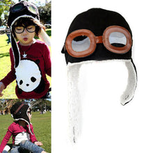 Kids Toddler Pilot Aviator Cap Fleece Hats Earflap Warm Unisex Beanie  ILML