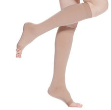 Knee High Open Toe Women Men Unisex Compression Socks Leg Fatigue Relief Sock ILML