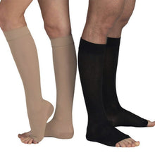 Knee High Open Toe Women Men Unisex Compression Socks Leg Fatigue Relief Sock ILML
