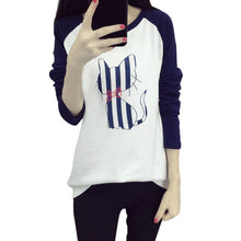 Korean College Wind Women Hoodies Cartoon Cat Sweatshirts Loose Printed Harajuku Hoodie Sudaderas ILML