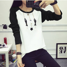 Korean College Wind Women Hoodies Cartoon Cat Sweatshirts Loose Printed Harajuku Hoodie Sudaderas ILML