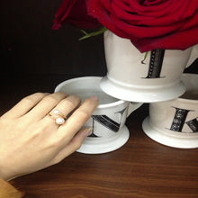 Korean Style Elegant Women Gold Plated Lovely Girls Simulated Pearl Opening Adjustable Ring P821 Simple Ring ILML