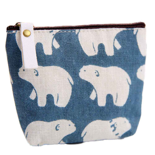 Ladies Canvas Classic Retro Small Change Coin Purse Little Key Pouch Money Bag Girl's Mini Short Coin Holder Wallet bolsa moeda ILML