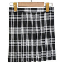 Lady Girls Plaid Pleated Mini Skirt Uniform Cosplay Japanese School Skirts S-XL ILML