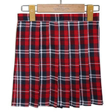 Lady Girls Plaid Pleated Mini Skirt Uniform Cosplay Japanese School Skirts S-XL ILML