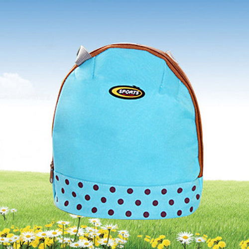 Large-capacity Family Lunch Box Cooler Zipper Canvas Bag Bento Dot Lunch Pouch Insulation Picnic travel Bags ILML