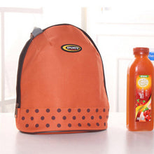 Large-capacity Family Lunch Box Cooler Zipper Canvas Bag Bento Dot Lunch Pouch Insulation Picnic travel Bags ILML