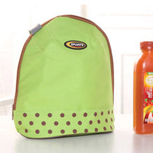 Large-capacity Family Lunch Box Cooler Zipper Canvas Bag Bento Dot Lunch Pouch Insulation Picnic travel Bags ILML