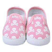 Lovely Baby Boys Girls First Walkers Shoes Toddler Skull Antislip Soft Sole Kids Infant Shoe 0-12 Months ILML