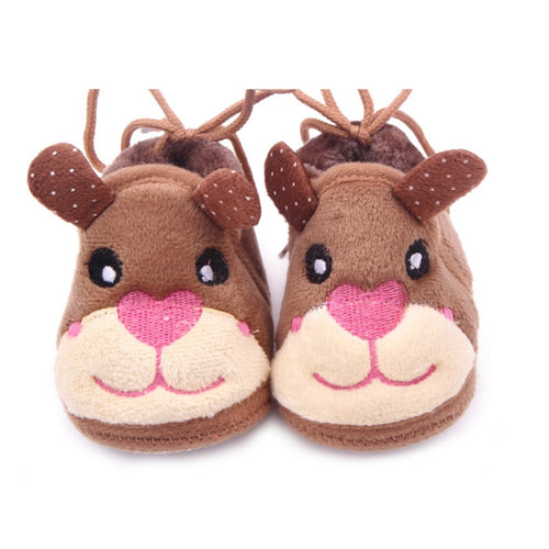 Lovely Baby Toddler Girl Slip-On Boy Puppy Snow Warm Fleece Crib Shoes Boots PY5 ILML