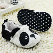 Lovely Cartoon Panda Baby Girls Boy Infant Crochet Knitted Soft Crib Shoes First Walkers 0-18 Months  ILML
