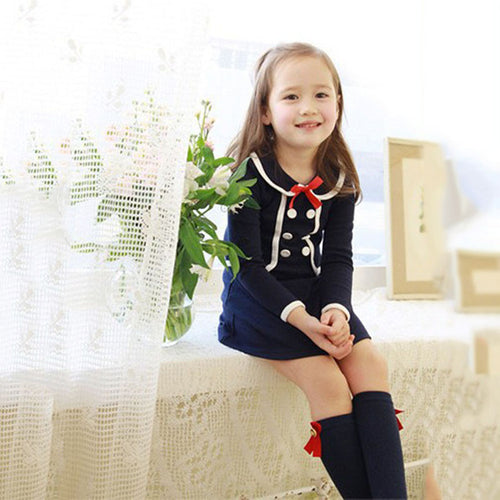 Lovely Kid Baby Slim Outwear Dress Cozy Child Girl Pullover Jacket Tops 2-7Y  ILML