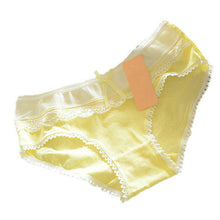 Lovely Women\'ulti-Colors Cotton Soft Lace Bow-knot Briefs Underwear Knickers ILML