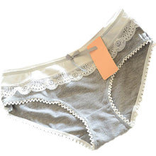 Lovely Women\'ulti-Colors Cotton Soft Lace Bow-knot Briefs Underwear Knickers ILML
