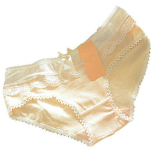 Lovely Women\'ulti-Colors Cotton Soft Lace Bow-knot Briefs Underwear Knickers ILML