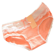 Lovely Women\'ulti-Colors Cotton Soft Lace Bow-knot Briefs Underwear Knickers ILML