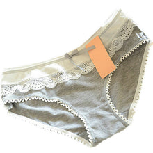 Lovely Women\'ulti-Colors Cotton Soft Lace Bow-knot Briefs Underwear Knickers ILML