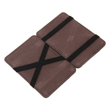 Luxury Mini Neutral Magic Bifold Leather Wallet Card Holder Wallet Purse ILML