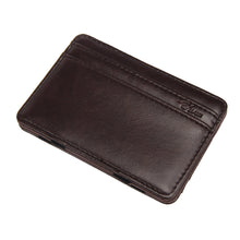 Luxury Mini Neutral Magic Bifold Leather Wallet Card Holder Wallet Purse ILML