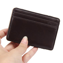 Luxury Mini Neutral Magic Bifold Leather Wallet Card Holder Wallet Purse ILML