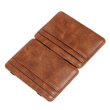 Luxury Mini Neutral Magic Bifold Leather Wallet Card Holder Wallet Purse ILML