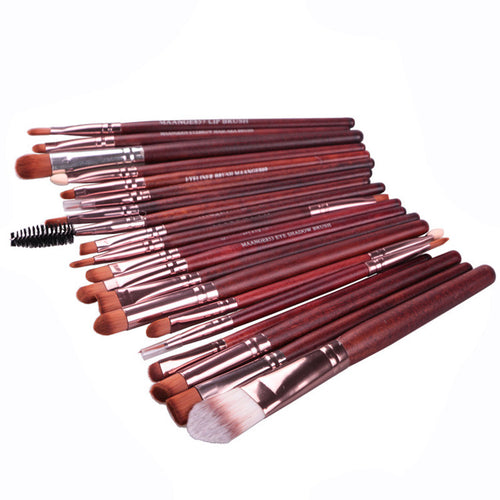 MAANGE 20 Pcs Famous Professional makeup brushes eyebrow makeup hair brush pen eyebrow foundation cleaning Cosmetic ILML