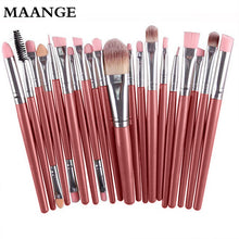 MAANGE 20 Pcs Famous Professional makeup brushes eyebrow makeup hair brush pen eyebrow foundation cleaning Cosmetic ILML