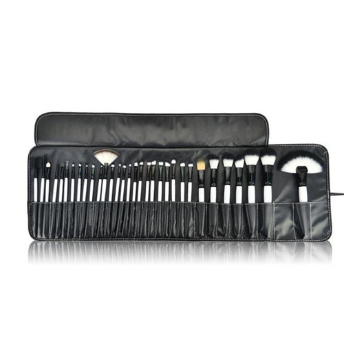 MAANGE 36pcs kit Famous Makeup Brushes eyebrow hair professional makeup brush Cosmetic brush with make up cosmetik bag ILML