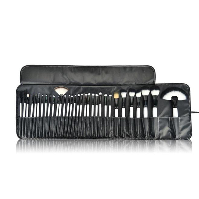 MAANGE 36pcs kit Famous Makeup Brushes eyebrow hair professional makeup brush Cosmetic brush with make up cosmetik bag ILML