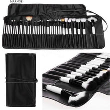 MAANGE 36pcs kit Famous Makeup Brushes eyebrow hair professional makeup brush Cosmetic brush with make up cosmetik bag ILML