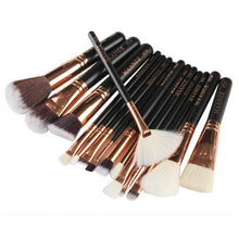 MAANGE 15Pcs Professional Makeup Brush Foundation Concealer Eye Shadows Powder Make Up Brushes Tools Cosmetic maquiage ILML
