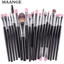 MAANGE Famous Professional 20 Pcs makeup brushes Eyeshadow makeup Cosmetics eyebrow foundation cleaning hair brush ILML