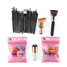 MAANGE professional Cosmetics 20PC makeup brushes 8PC sponge Puff Contour Brush Powder Foundation make up brush ILML