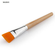 MAANGE professional Wooden Hle Facial Face Mud Mask Mixing makeup brushes leaner hair paint make up brushes Cosmetic Kit ILML