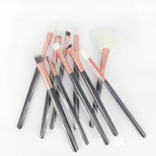 Maange 10 Pcs Eye Makeup Brushes Eyeshadow Blending brush Powder Foundation wood rose gold ovale Make up brush pinceaux kit ILML